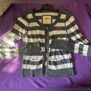 Hollister Striped Cardigan